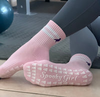 Baby Pink Grip Socks