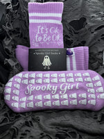 It's Ok to be Ok Lilac Purple Grip Socks