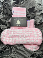 Baby Pink Grip Socks