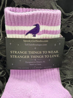 It's Ok to be Ok Lilac Purple Grip Socks
