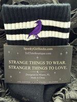 Raven Black Grip Socks