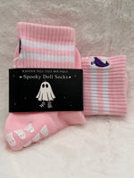 Baby Pink Grip Socks