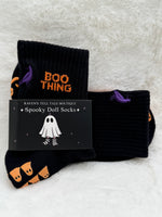 Boo Thing Halloween Grip Socks