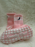 Baby Pink Grip Socks