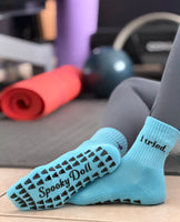 i tried. Baby Blue Grip Socks