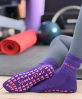 Unhinged. Purple Grip Socks