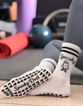 Spooky Ghost Grip Socks