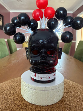 Black and Red Blood Splatter Clown