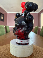 Black and Red Blood Splatter Clown