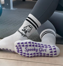 (low stock) Spooky Girl Ghost Grip Socks