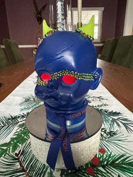 Blue Devil Wears Designer