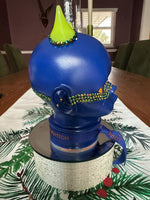 Blue Devil Wears Designer