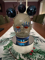 Blue Mirror Ball Disco Queen