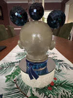 Blue Mirror Ball Disco Queen