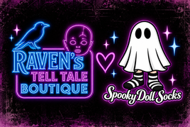 Raven's Tell Tale Boutique Spooky Doll Socks Gift Card