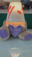 Be Mine Headless Teddy Bear Lamp